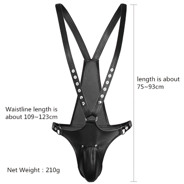 Men's BDSM Body Harness with Open Crotch Function / Sexy Fetish Bondage - EVE's SECRETS